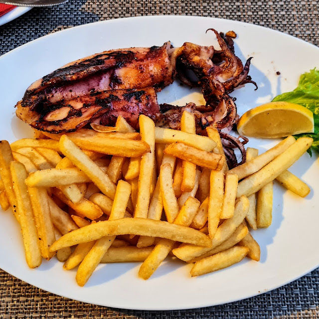 Grilled Squid With