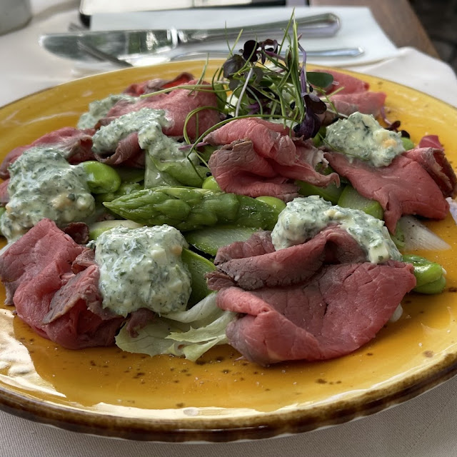 Spargelsalat Mit Roastbeef
