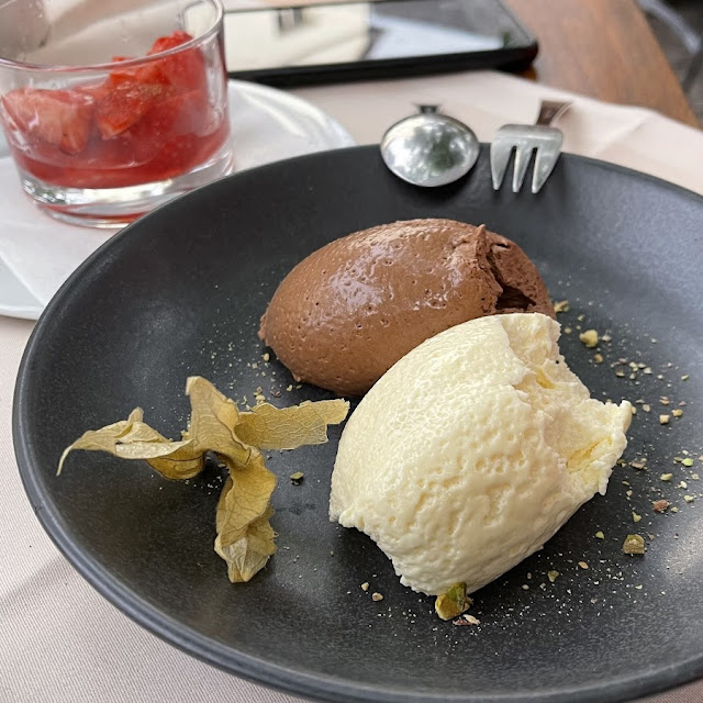 Zweierlei Mousse