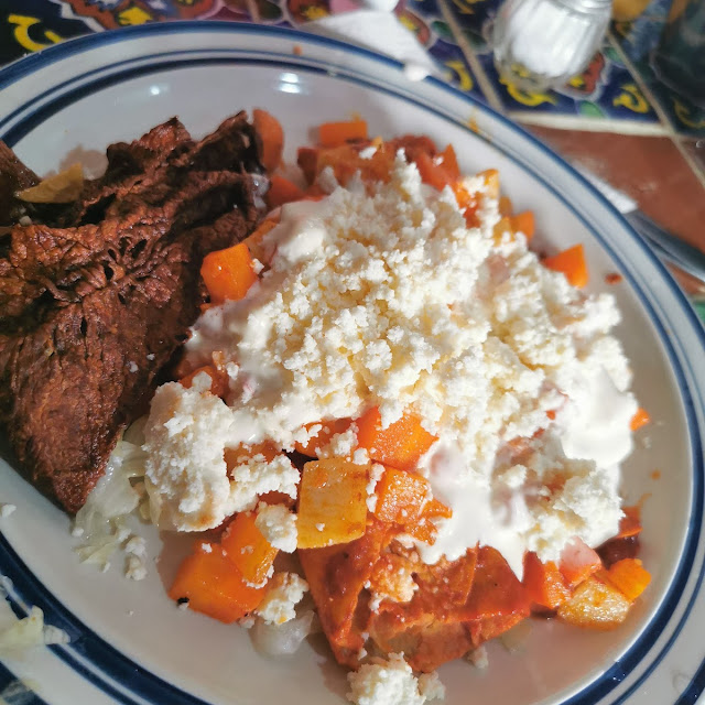 Enchiladas Mineras Con Cecina