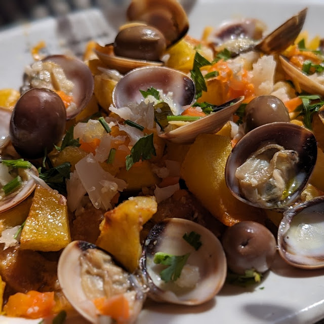 Pork and Clams with Chips