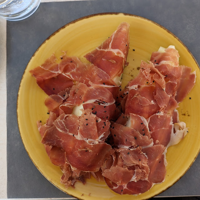 Ham with Melon