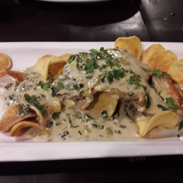 Pollo Con Salsa de Puerros