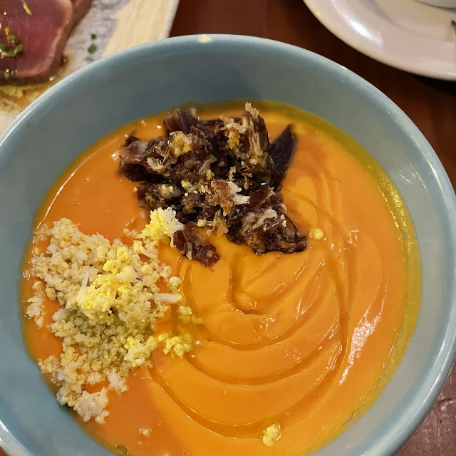 Salmorejo Con Jamón Y Huevo Duro