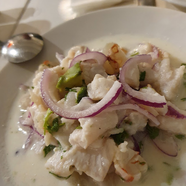 Ceviche de Pescado Y Langostinos