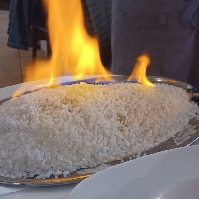 Salt Baked Sea Bass