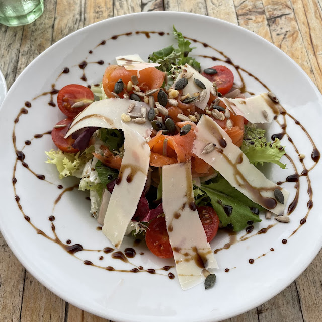 Salad with Salmon