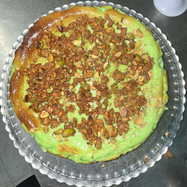 Tarta de Queso Con Pistacho