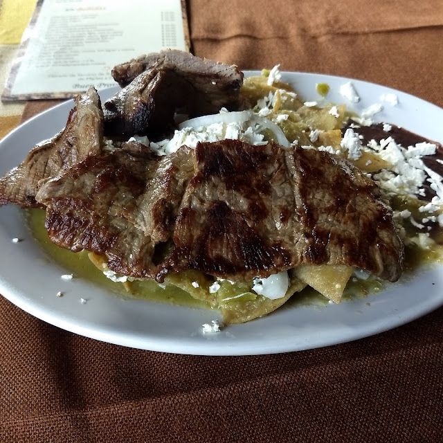 Chilaquiles Con Carne Asada