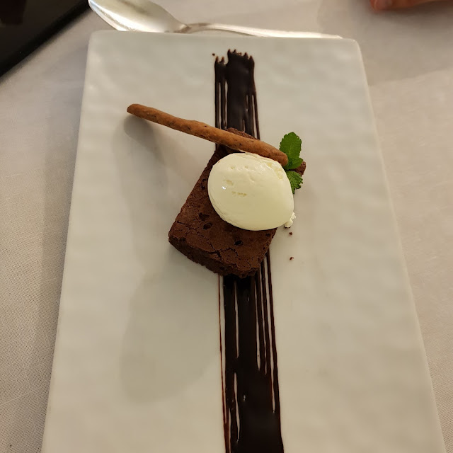 Brownie Templado Con Helado de Choco Blanco