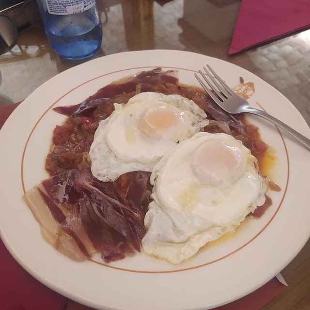 Eggs with Iberian Ham
