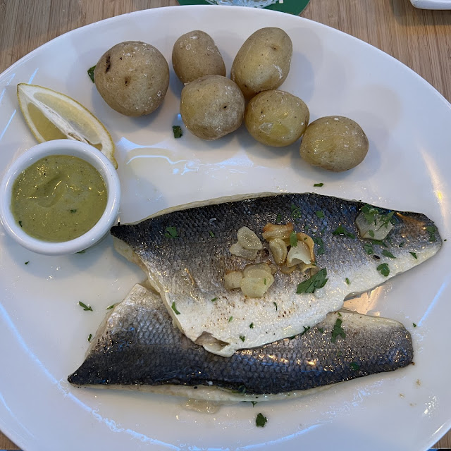 Sea Bream with Garlic Parsley and Canarian Potatoes
