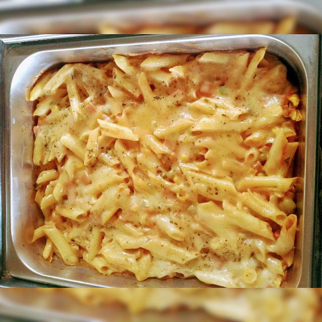 Macarrão Cremoso Com Presunto E Queijo