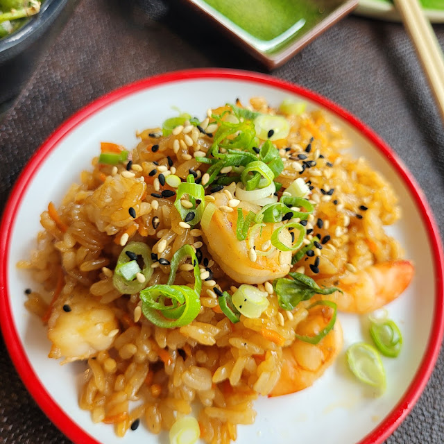 Arroz Salteado Con Gambas