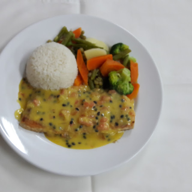 Salmão ao Molho Maracujá