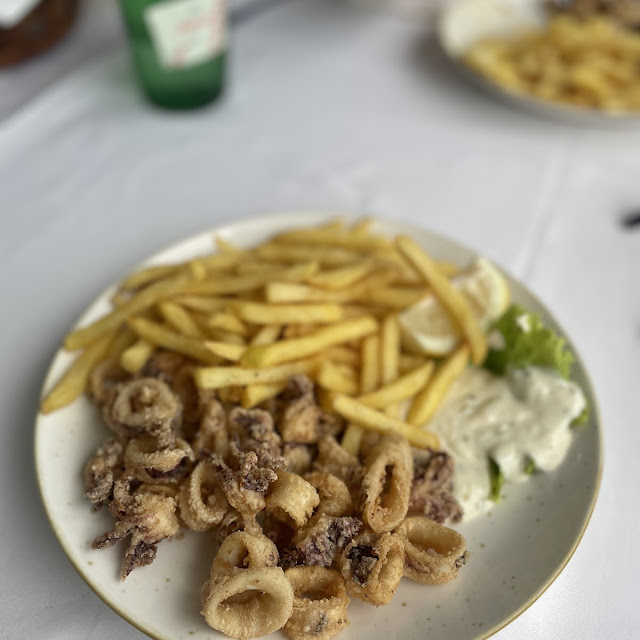 Fried Calamari with Fries
