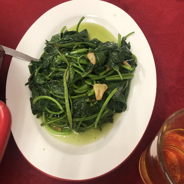 Stir Fried Sweet Potato Leaves