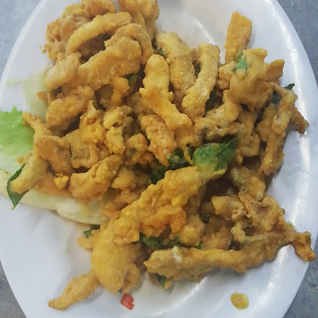 Salted Eggs Sotong