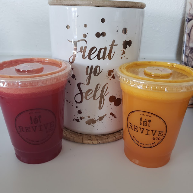 Beet Punch and Sunrise Juices