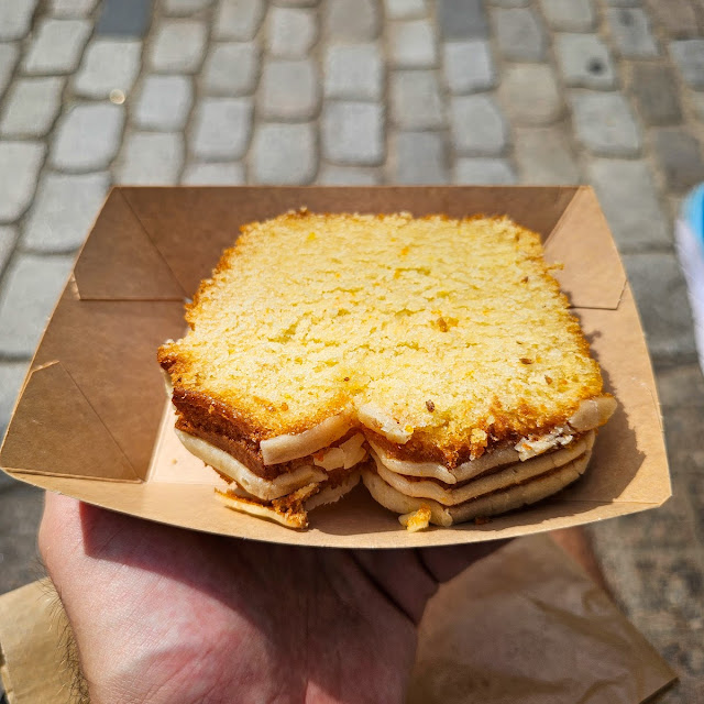Orange Cake Slice
