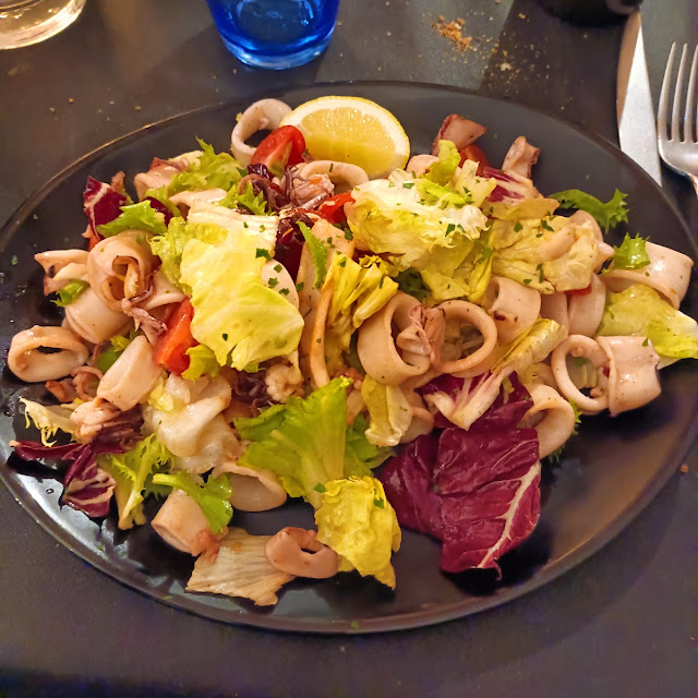 Insalata Di Calamari Calda