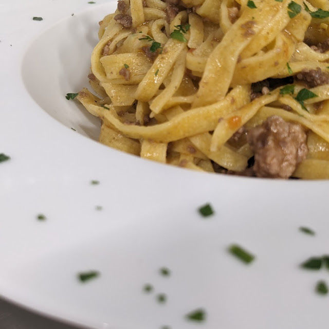 Tagliatelle Al Ragù Di Cervo