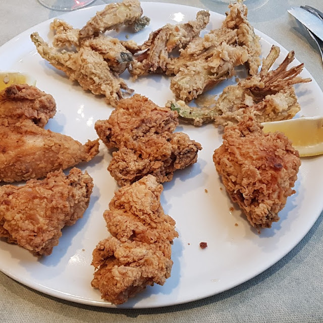 Pollo E Carciofi Fritti