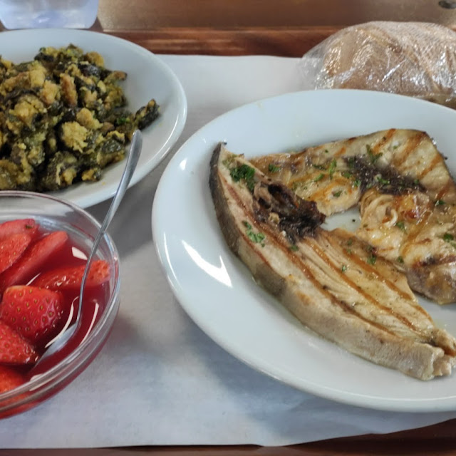 Pesce Spada Arrosto E Zucchine Gratinate