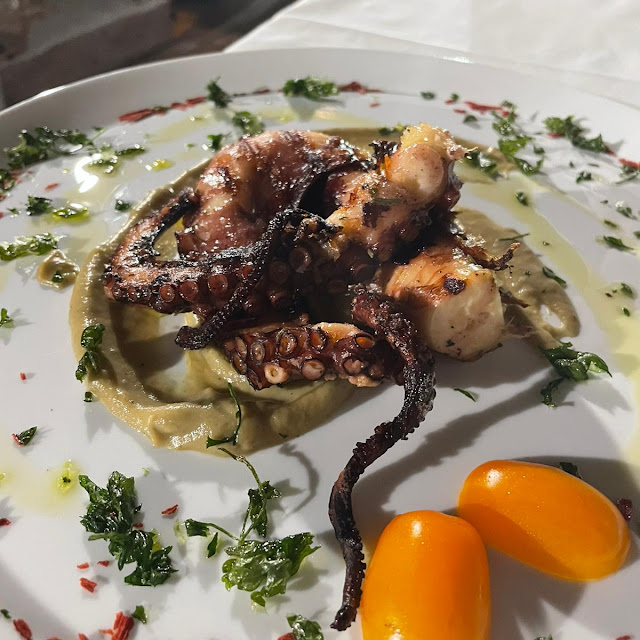 Polpo Con Crema Di Zucchine
