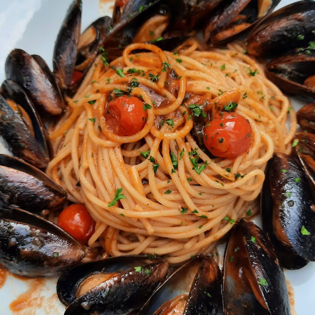 Spaghetti Mit Miesmuscheln
