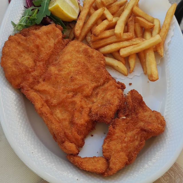 Chicken or Pork Cuttlet with French Fries