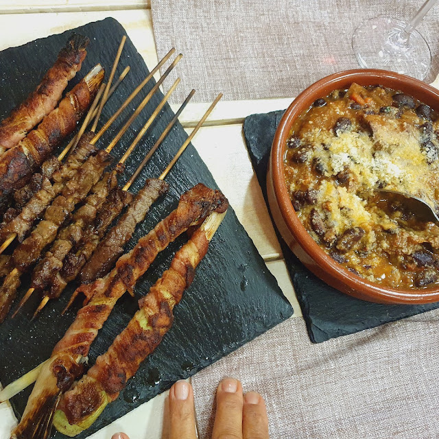 Espedini E Agnello Con Fagioli