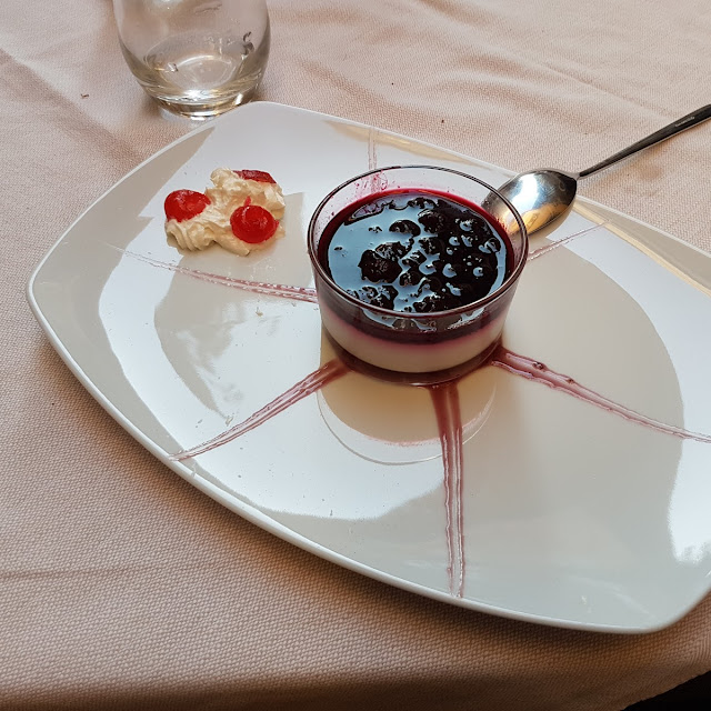 Panacotta with Forest Fruits