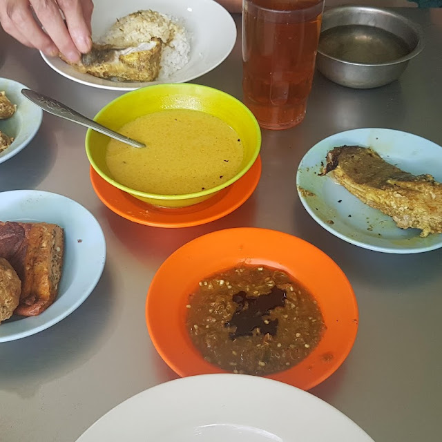 Nasi Ikan Pare Bakar