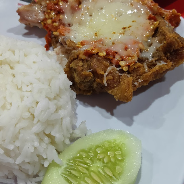Geprek Keju Mozzarella
