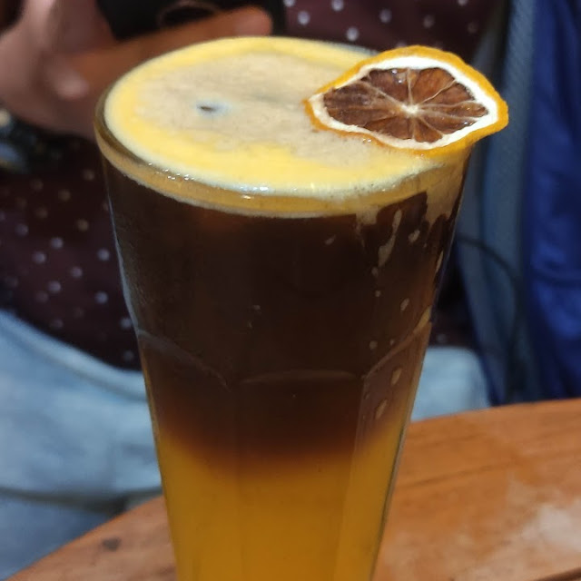 Black Coffee Mix Orange Juice
