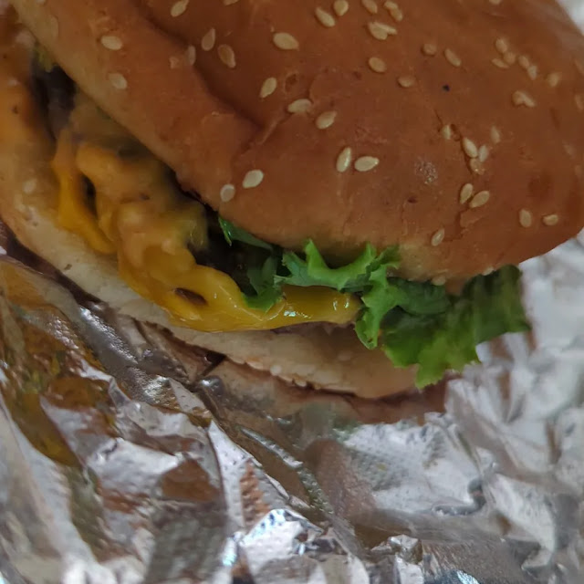 Where Art Thou Romeo Burger with House Sauce Lettuce Tomatoes Grilled Onions Cheese Pickles