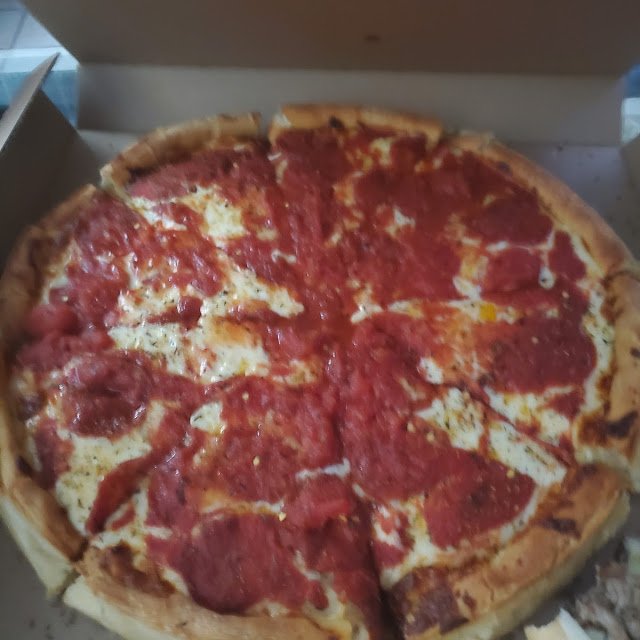 Chicago Deep Dish Pepperoni Pizza