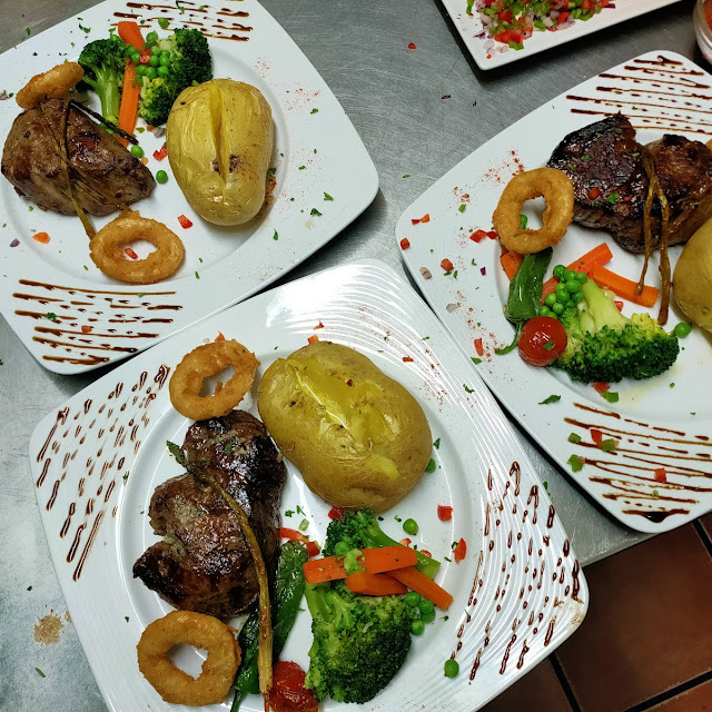 Filet Steak with Jacket Potato