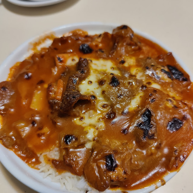 茄汁芝士焗豬扒飯
