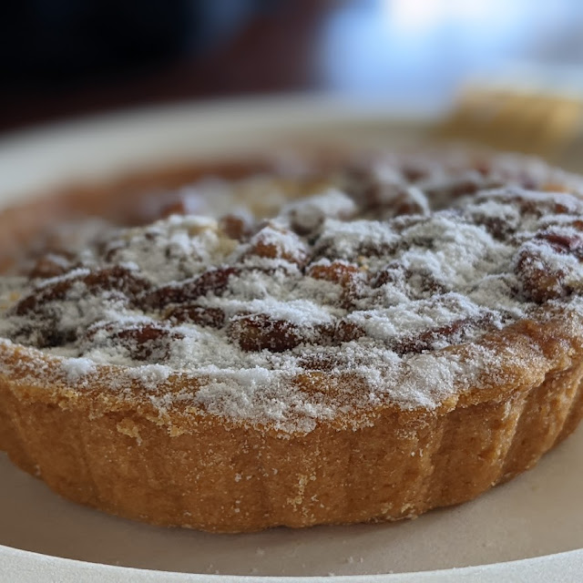 White Choc & Pecan Tart