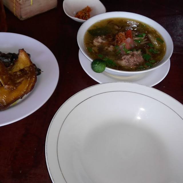 Sop IGA Sapi Ayam Goreng ATI Ampela Teh Tawar Panas Sepet Wangi