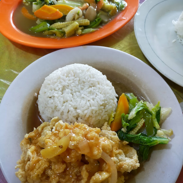 Nasi Cumi Asam Manis
