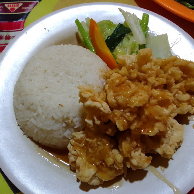 Paket Nasi Cumi Goreng Tepung