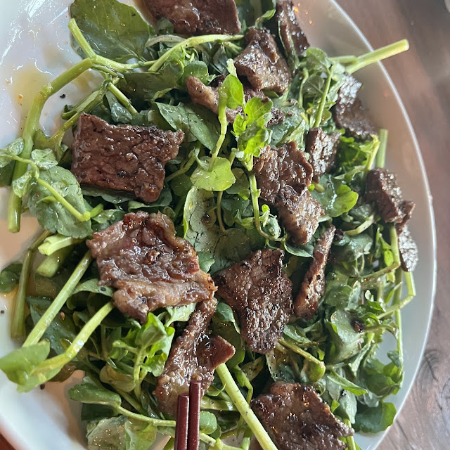 Watercress with Beef