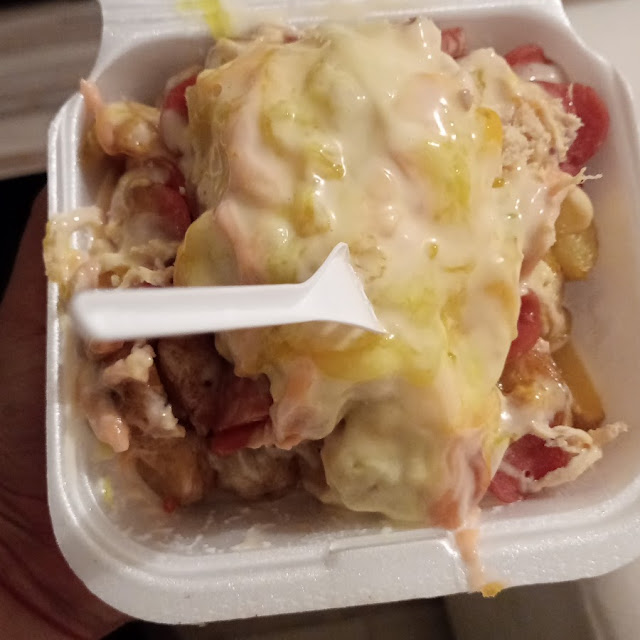 Salchipapas Pollo
