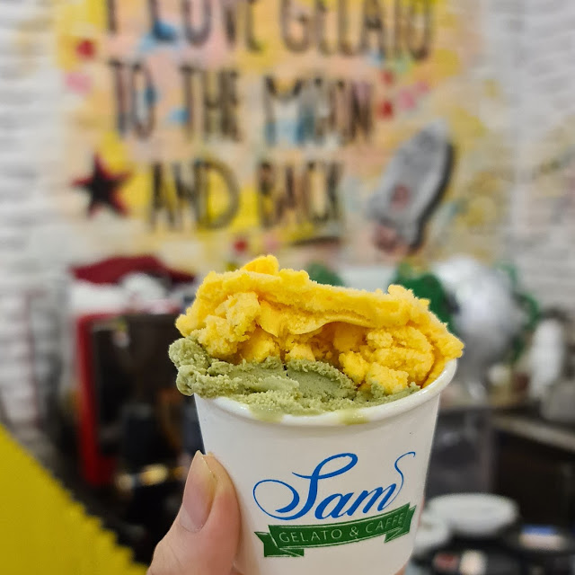 Mango & Green Tea Gelato