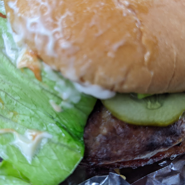 Special Burg with Cheese and Back Bacon