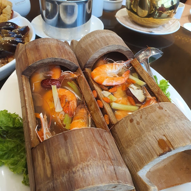 Udang Rebus Bambu