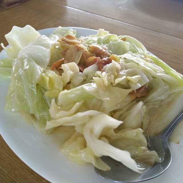 Stir Fried Cabbage with Fish Sauce